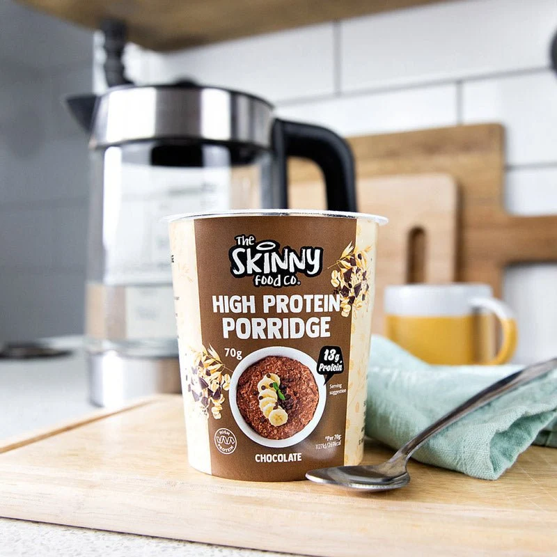 Skinny High Protein Single Grød Pots - 14g Protein (3 smagsvarianter at vælge imellem)