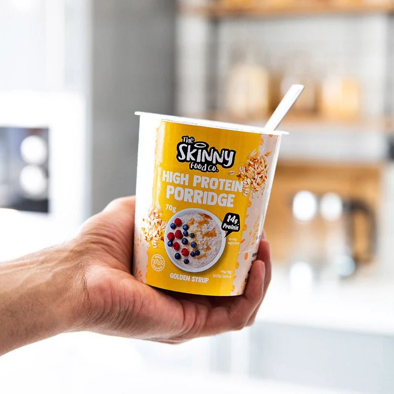 Skinny High Protein Single Grød Pots - 14g Protein (3 smagsvarianter at vælge imellem)