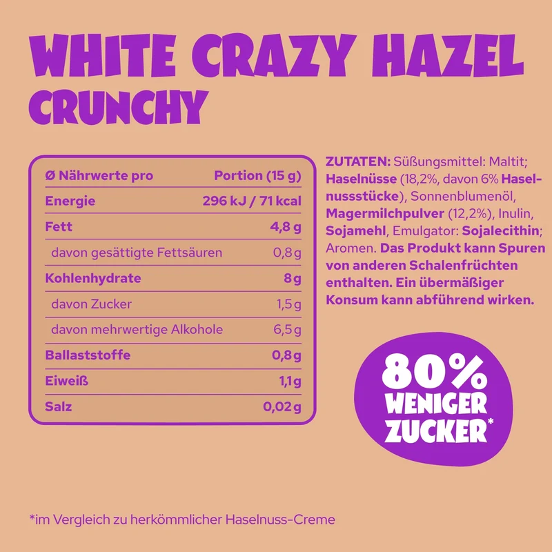 White Crazy Hazel 200g
