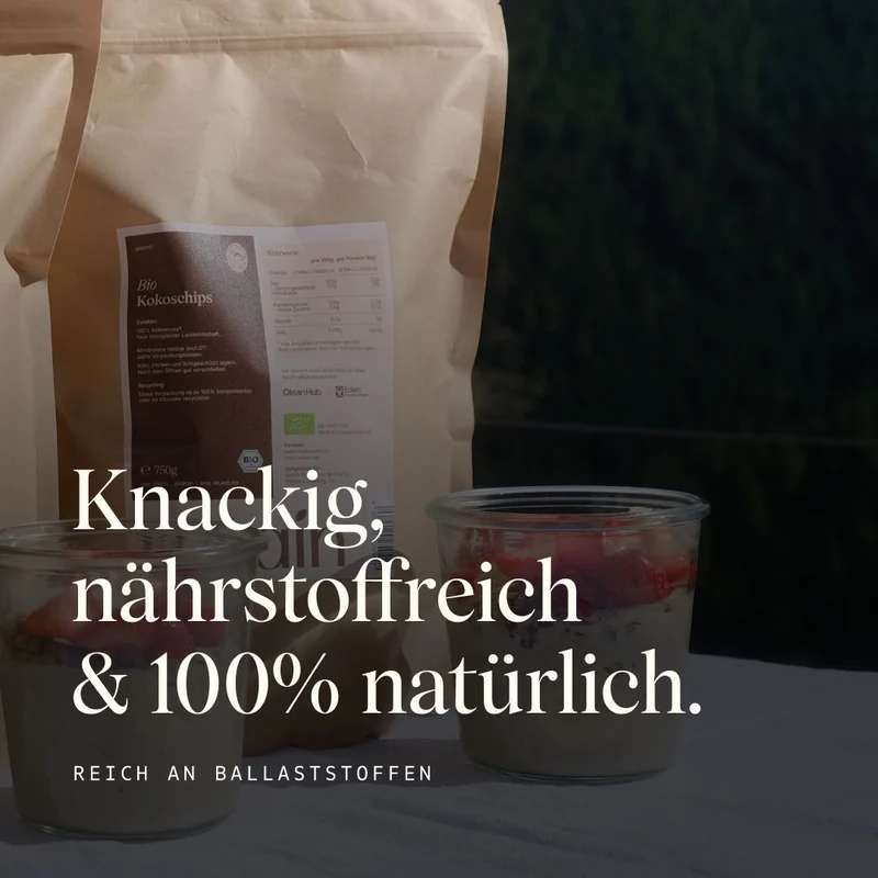 Bio Kokoschips geröstet - 750g