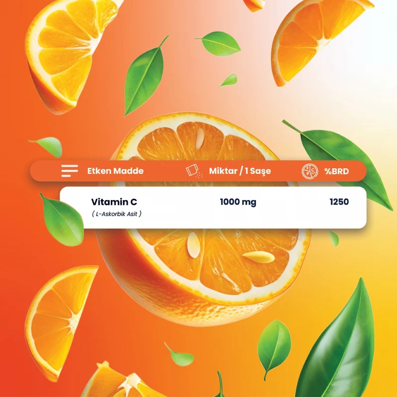 Vitamine C 1000mg (100 sachets)