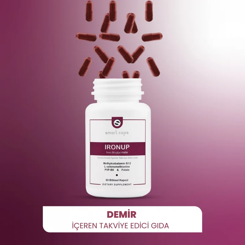 Smart Caps Ironup - Ijzer Capsules Vegetarisch (60 capsules)