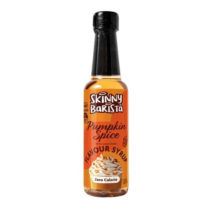 Skinny Barista Græskarkrydderisirup - Kaloriefri, sukkerfri Skinny Kaffesirup - 250 ml - LIMITED OPLAG