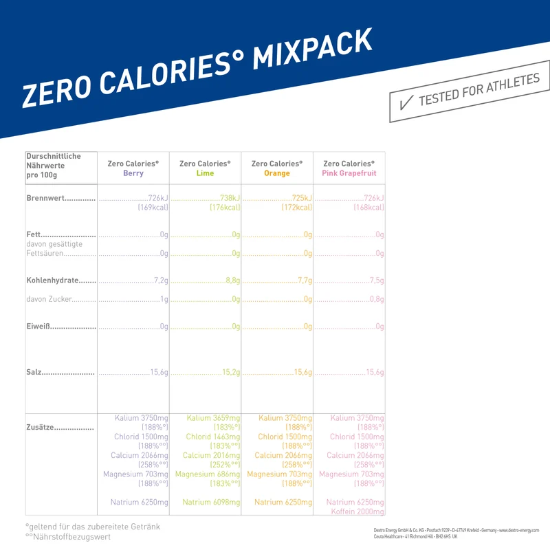 Zero Calories° Mix Pack