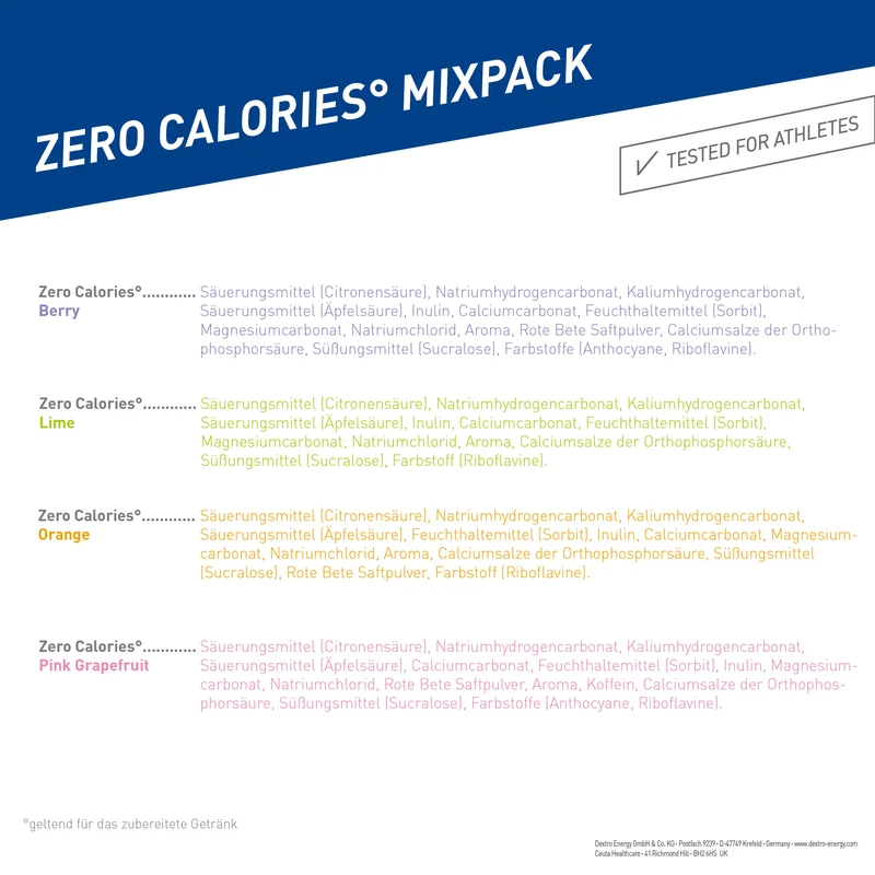 Zero Calories° Mix Pack
