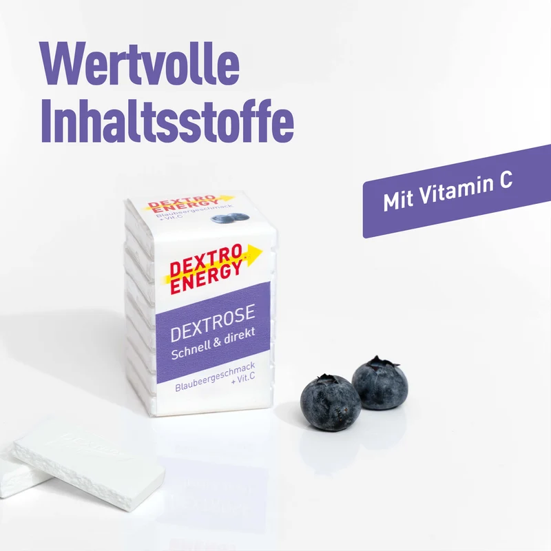 Dextrose Blaubeere + Vitamin C