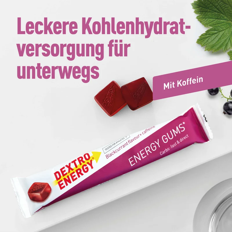 Energy Gums* Blackcurrant + caffeine