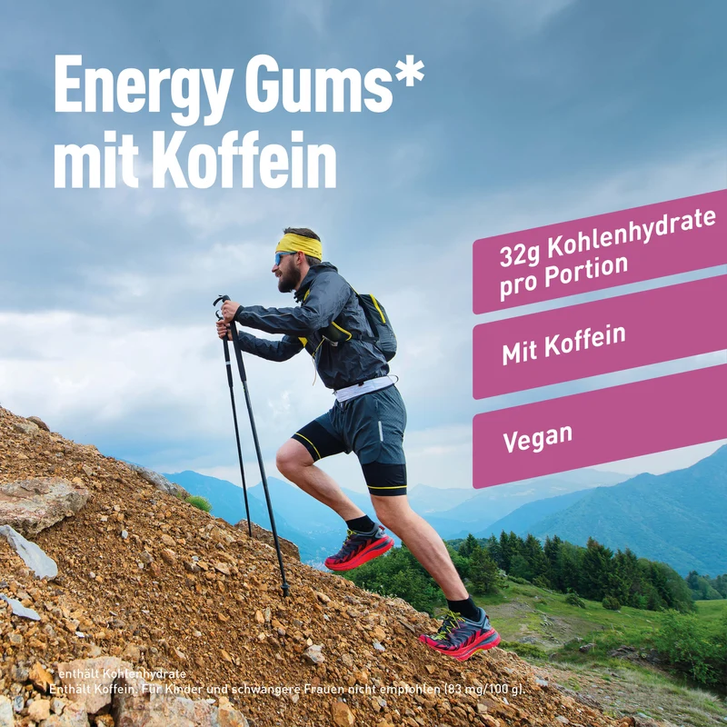 Energy Gums* Blackcurrant + caffeine