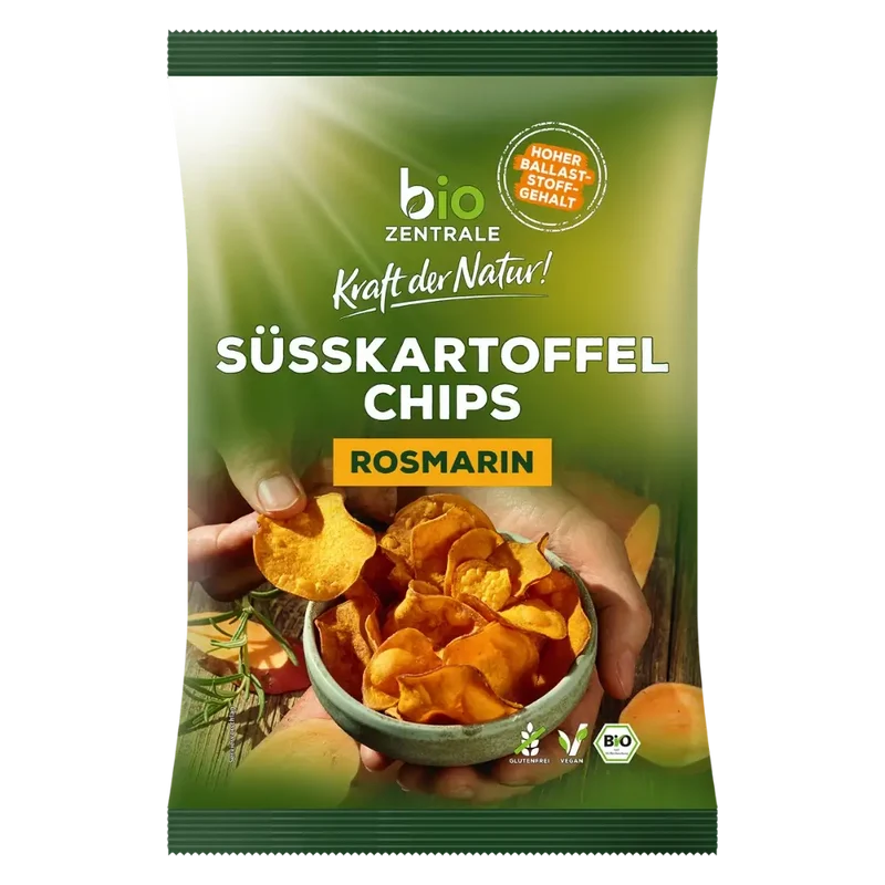 Süsskartoffelchips Rosmarin