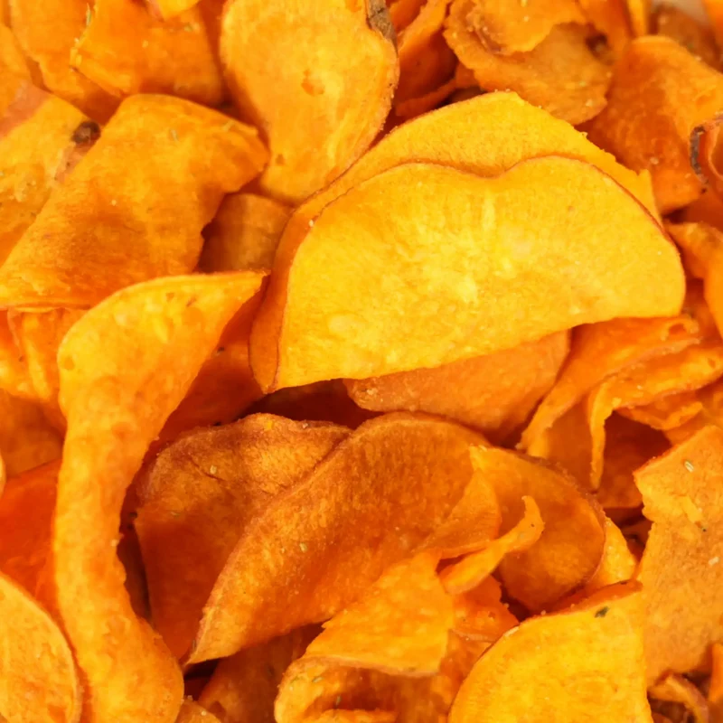 Süsskartoffelchips Rosmarin