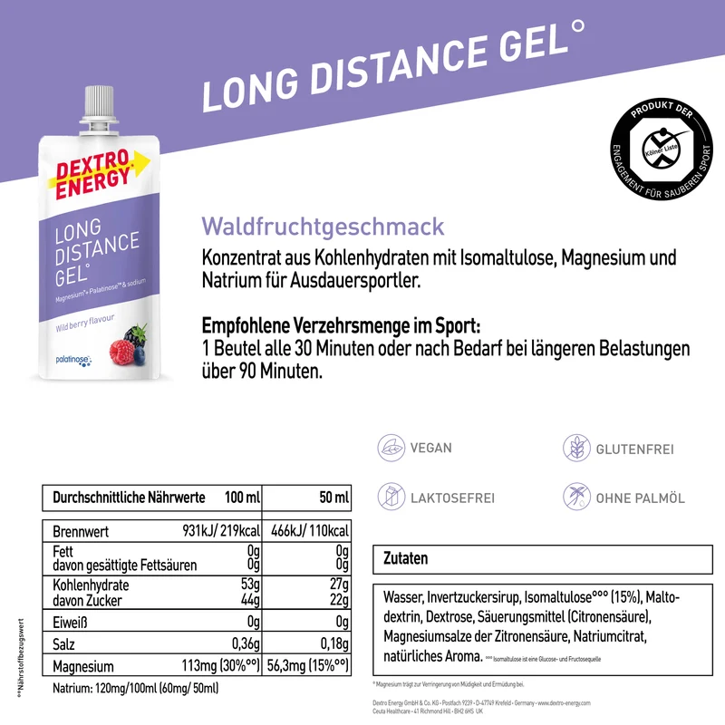 Long Distance Gel° Wild berry