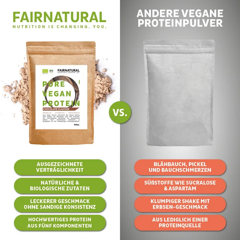 Bio Veganes Proteinpulver 3er-Bundle (Sorten frei wählbar)