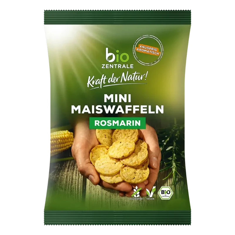 Mini Maiswaffeln Rosmarin