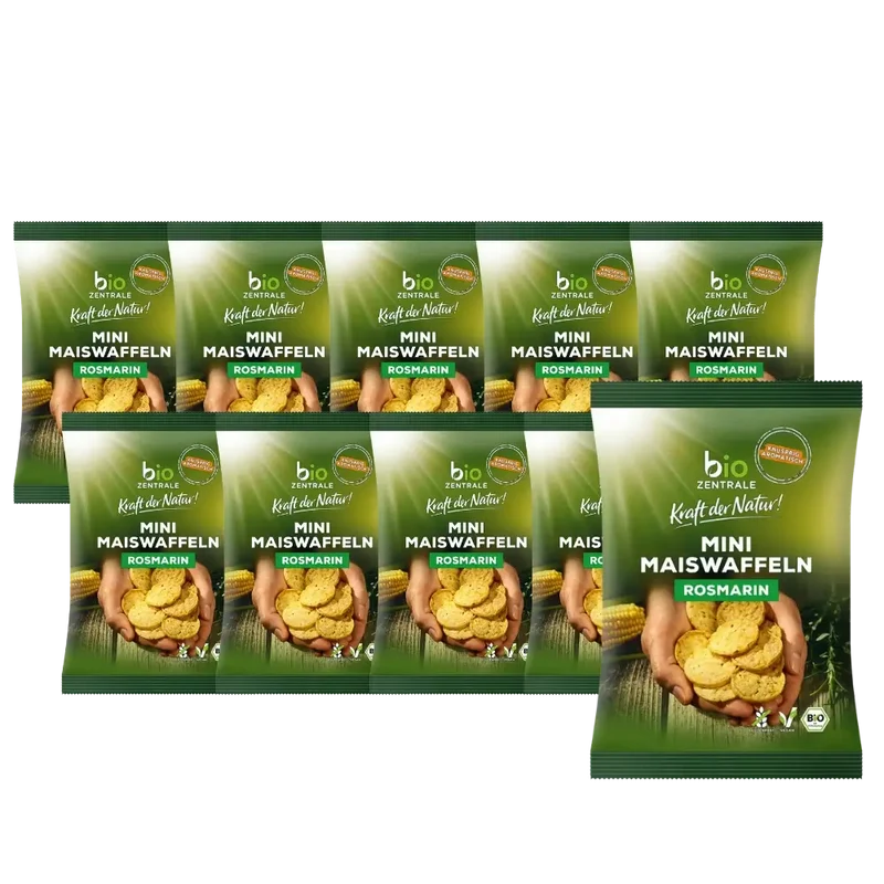 Mini Maiswaffeln Rosmarin