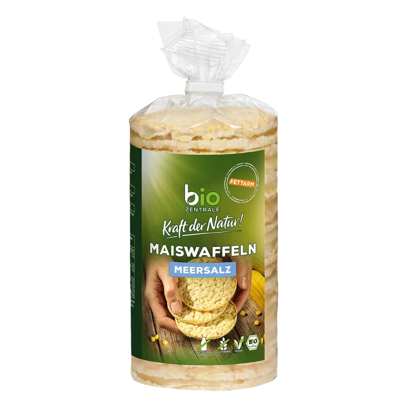 Maiswaffeln Meersalz