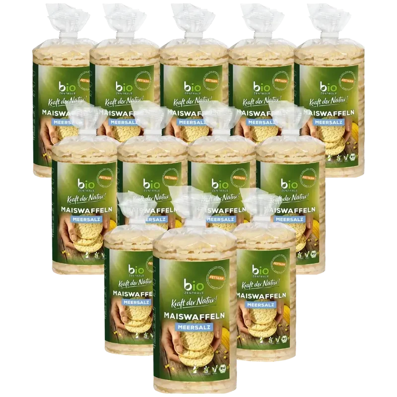 Maiswaffeln Meersalz