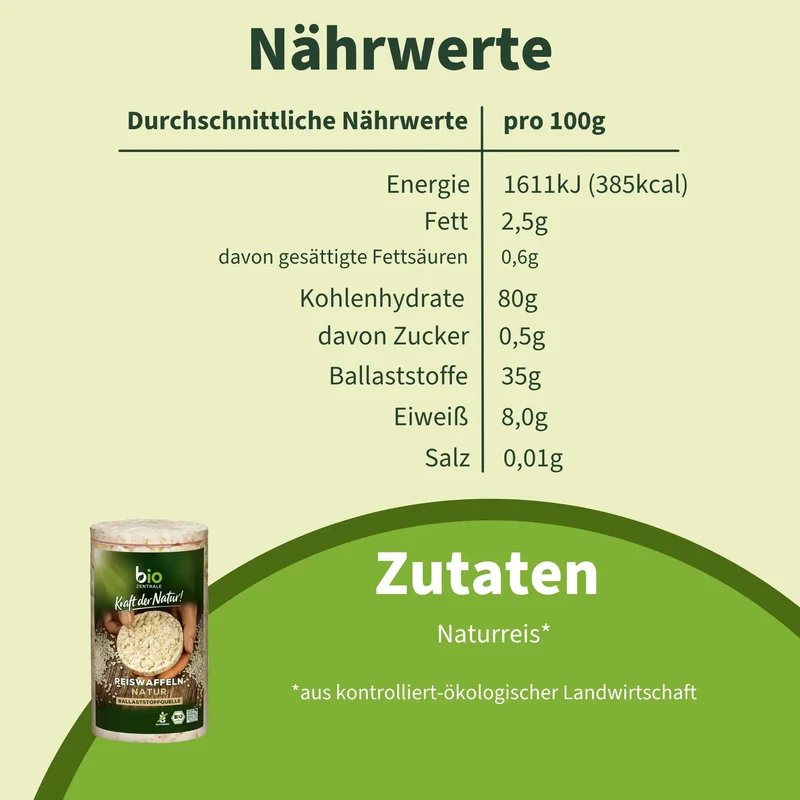 Reiswaffeln Natur