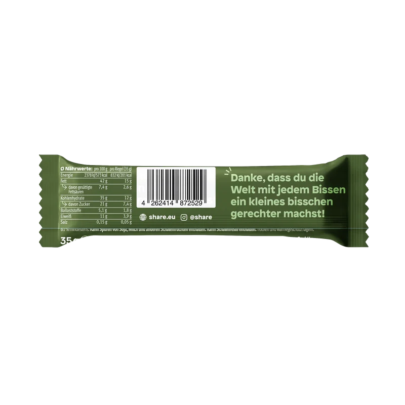 Bio Nussriegel Schoko Haselnuss Karamell