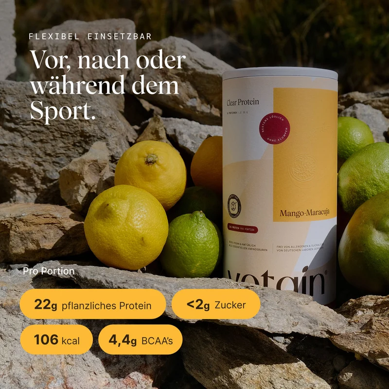 Vegan Clear Protein Mango-Maracuja (480g)