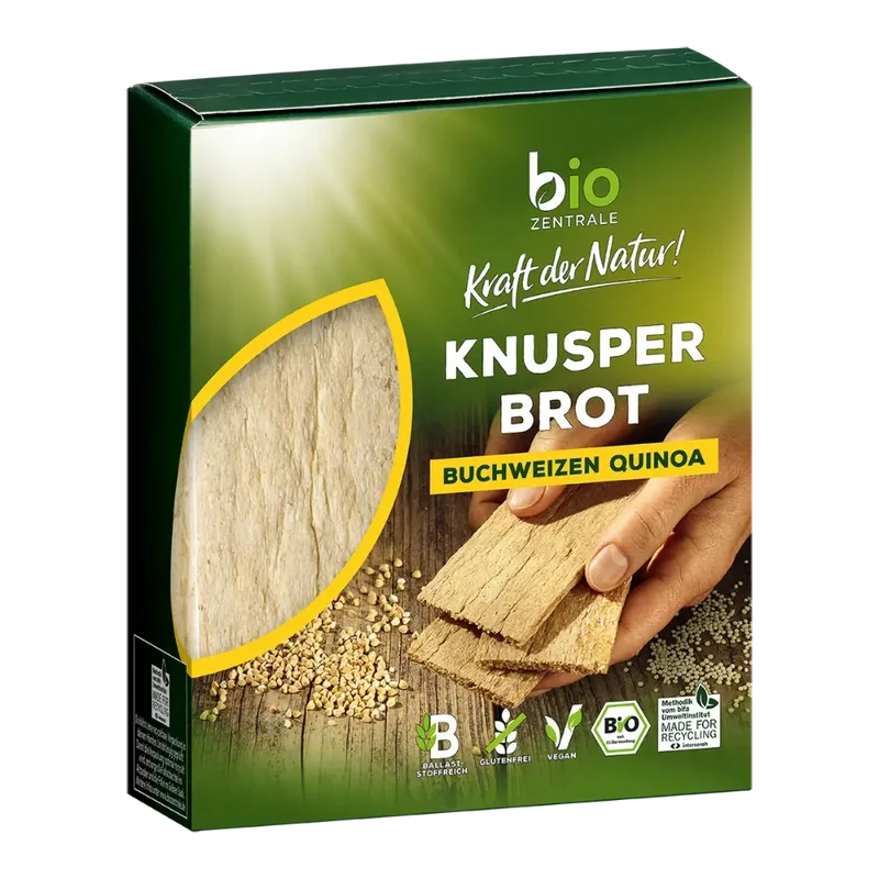Knusperbrot Buchweizen Quinoa