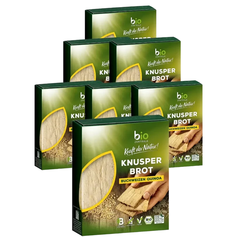 Knusperbrot Buchweizen Quinoa