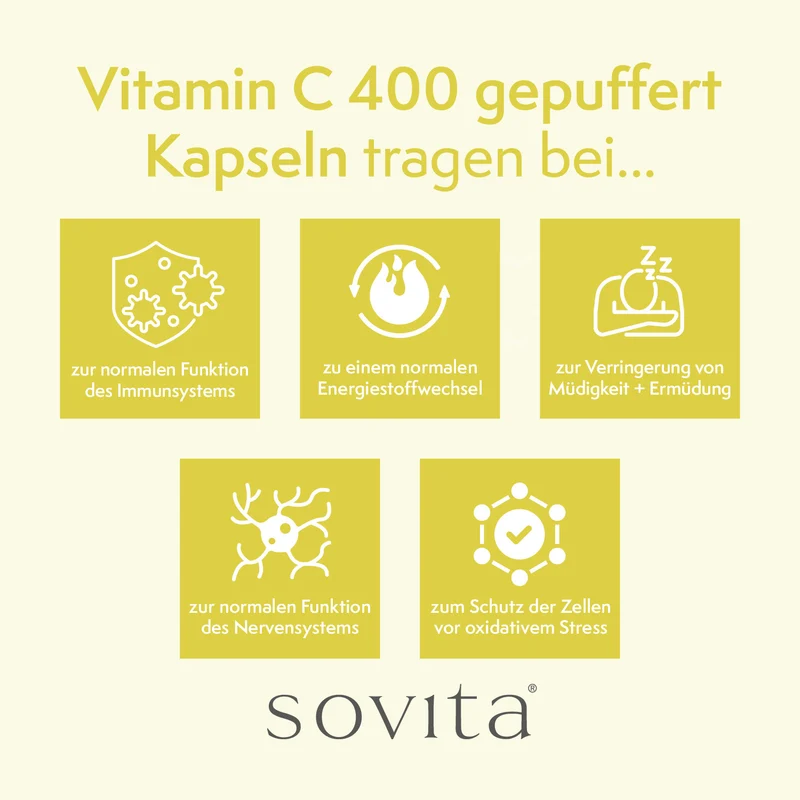 sovita Vitamin C 400 gepuffert Kapseln