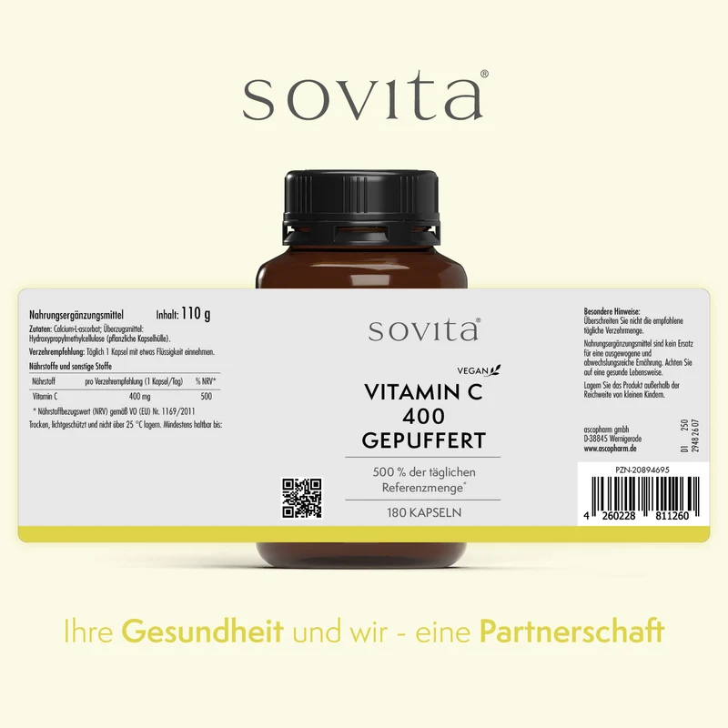 sovita Vitamin C 400 gepuffert Kapseln