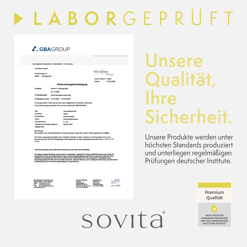 sovita Vitamin C 400 gepuffert Kapseln