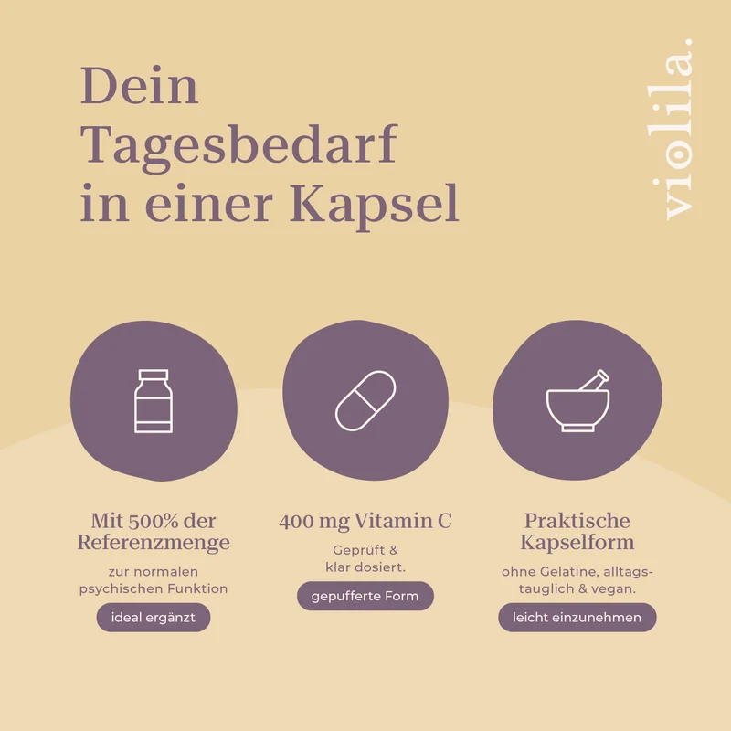 violila Vitamin C 400 gepuffert Kapseln