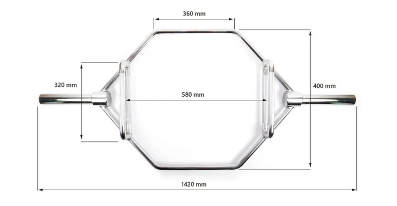 Premium Squat Hex Bar / Langhantel Trap Bar