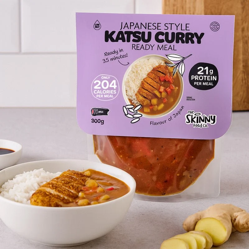 Skinny japansk katsu karry 198 kalorier færdigret - 300 g (også i pakke med 10)