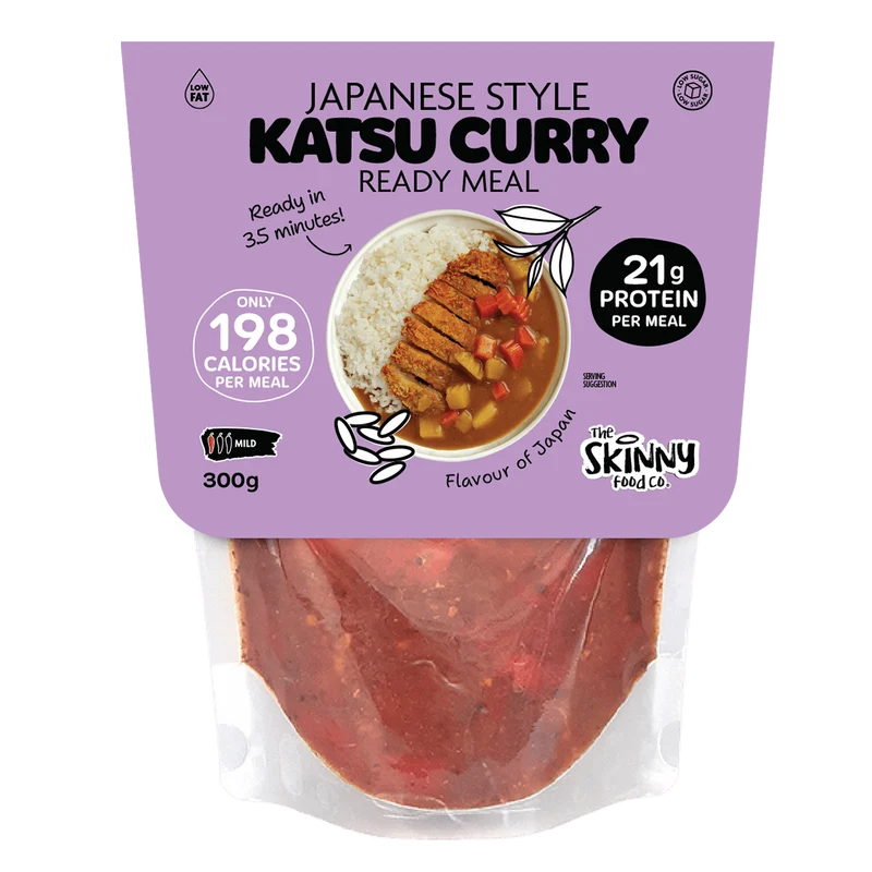 Skinny japansk katsu karry 198 kalorier færdigret - 300 g (også i pakke med 10)