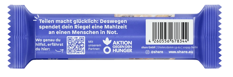 Bio Nussriegel Schoko & Heidelbeere