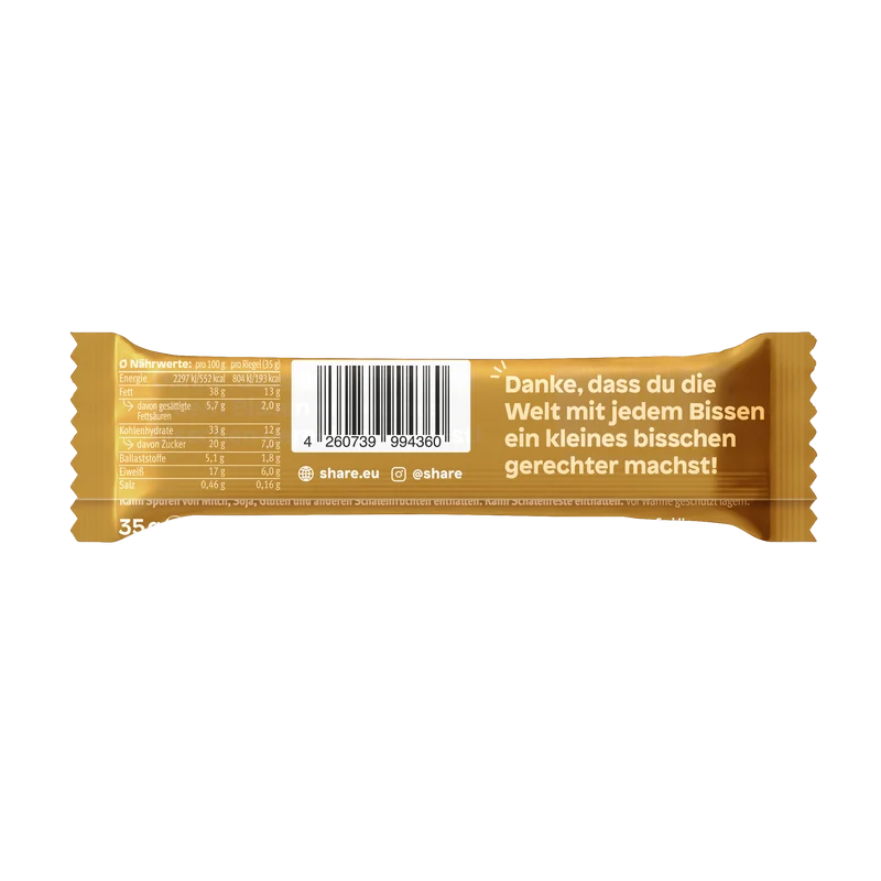 Bio Nussriegel Karamell Meersalz