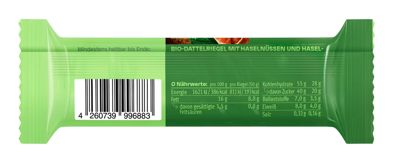 Bio Nut Butter Bar Hazelnut