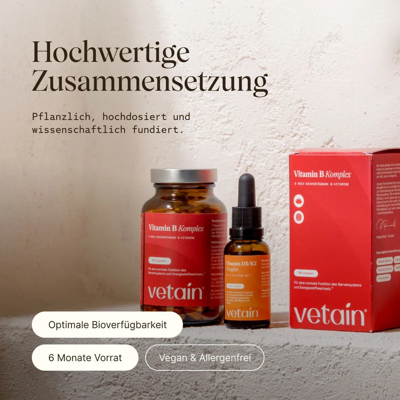 Vitamin B-Komplex (180 Kapseln)