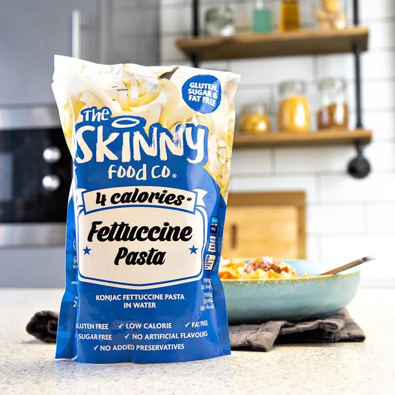 Kaloriefattig tynd fettuccinepasta - 210 g