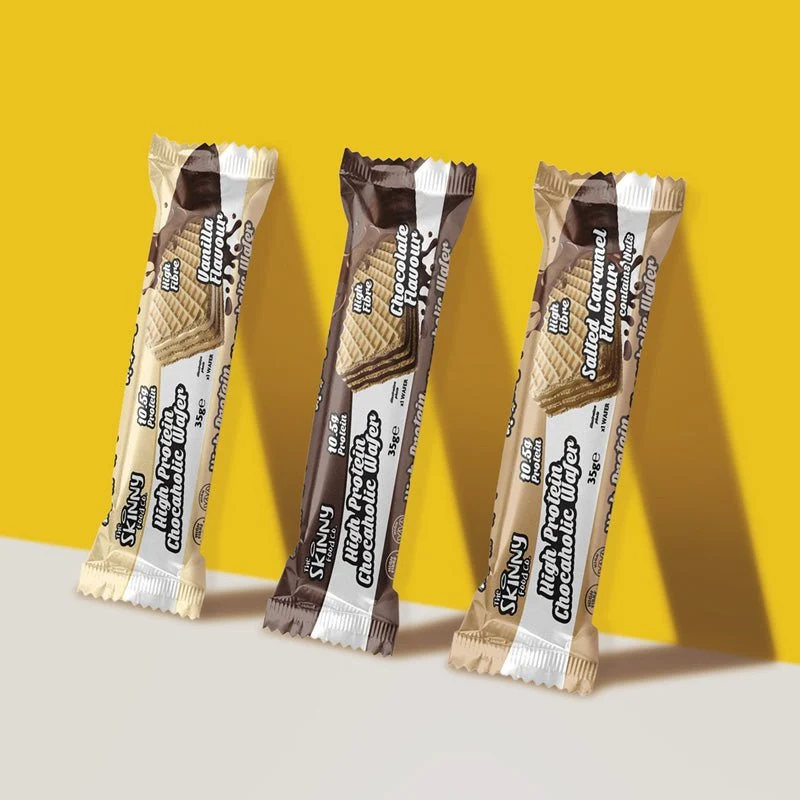 Skinny Chocaholic Vanille High Protein Waffel 35g