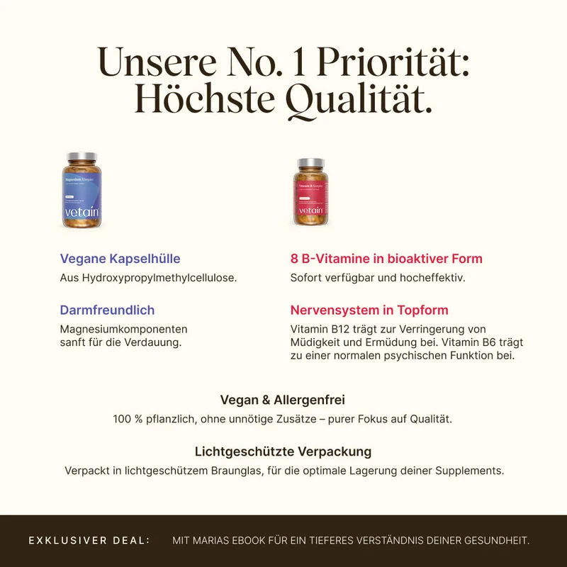 Vital Bundle (Magnesium & Vitamin B Komplex) + GRATIS “Maaster Your Health” eBook