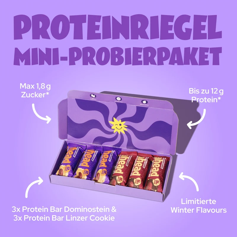 Proteinriegel Mini-Probierpaket