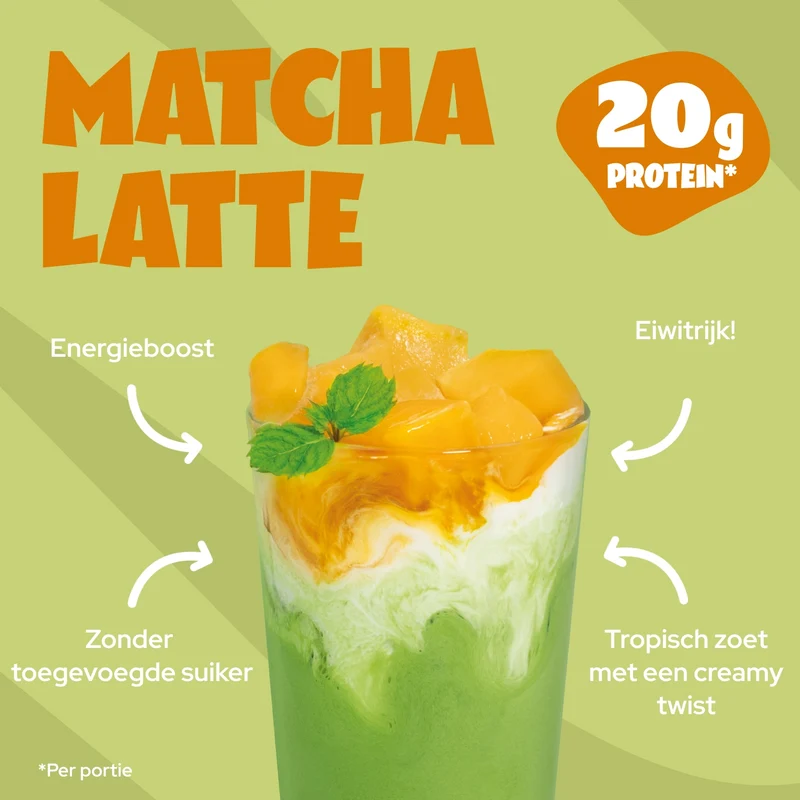 Mango Matcha Latte