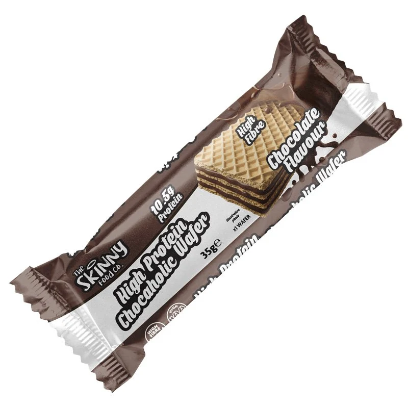 Skinny Chocaholic Chokolade High Protein Wafer 35g