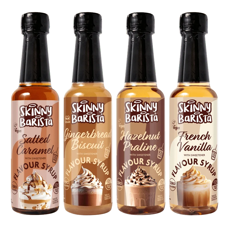 Barista-Sirup-Paket 4 für 11.99 £