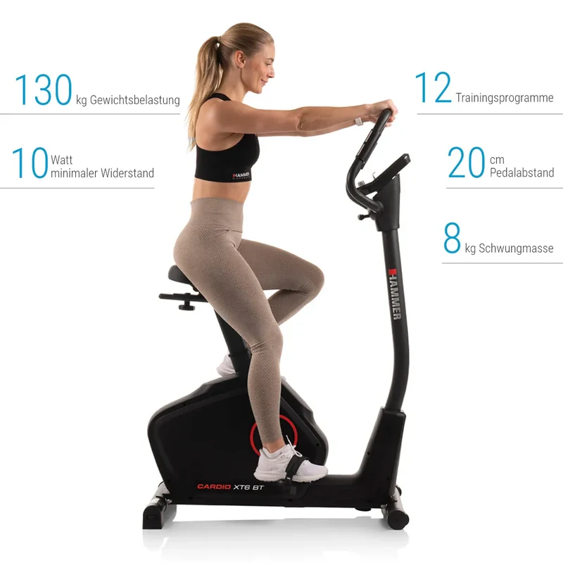 HAMMER Fahrrad Ergometer Cardio XT6 BT