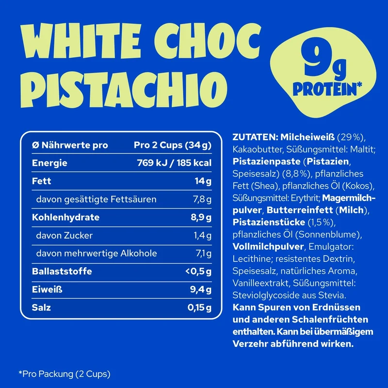 White Choc Pistachio