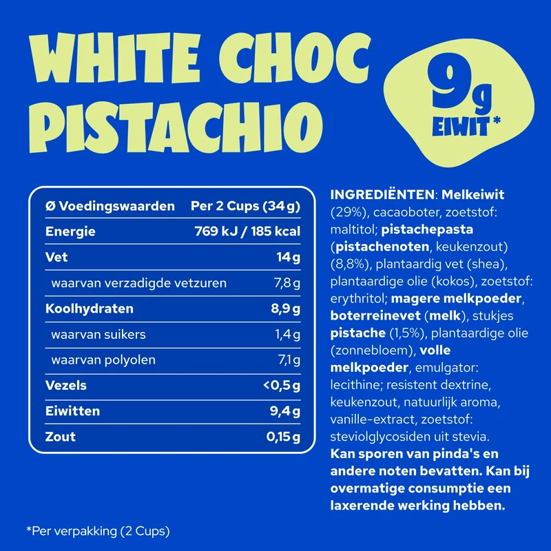 White Choc Pistachio