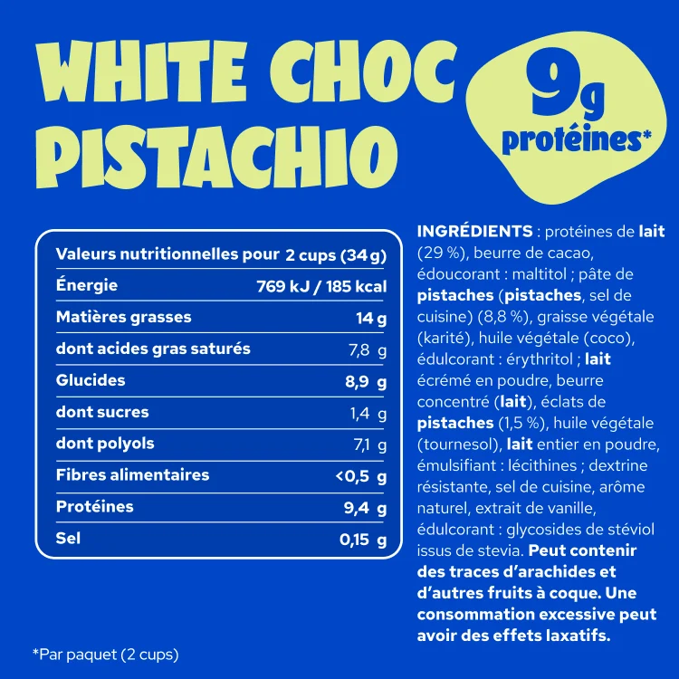 White Choc Pistachio