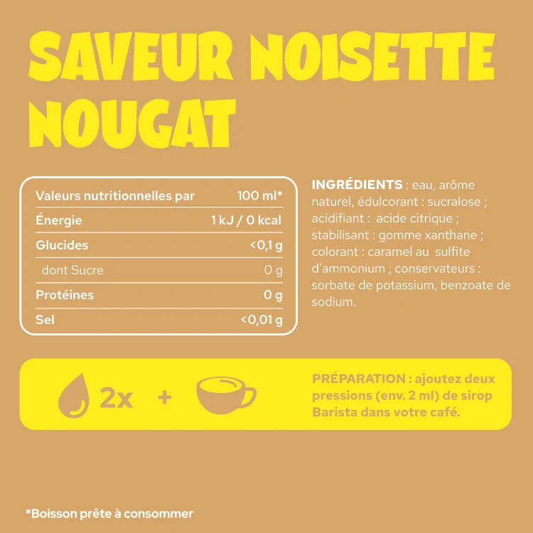 Hazelnut Nougat Flavour