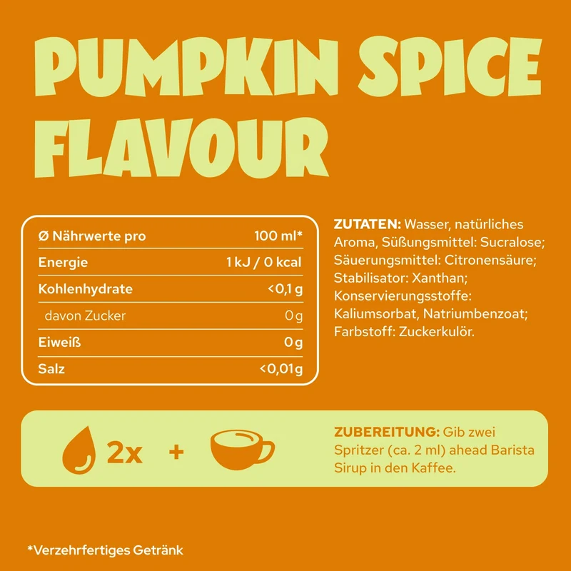 Pumpkin Spice Flavour