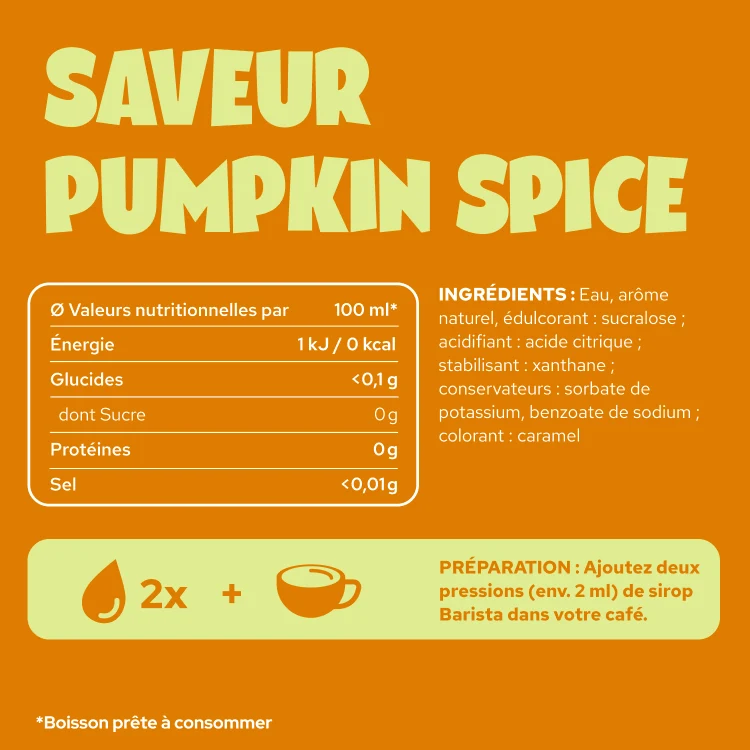 Pumpkin Spice Flavour